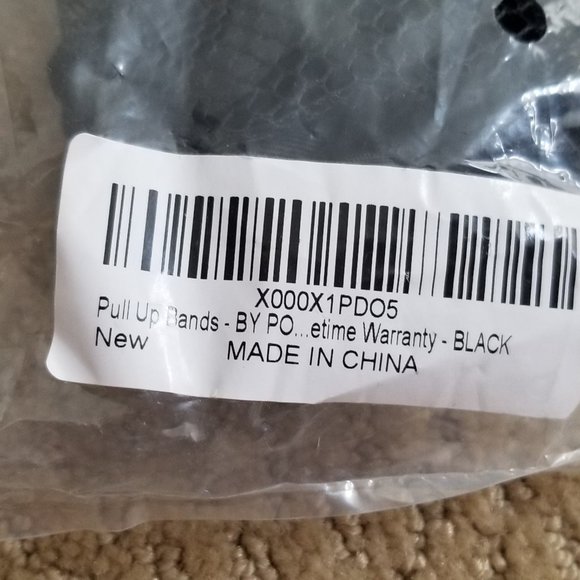 **NIP** Power Guidance Pull Up Band Black - Picture 2 of 3